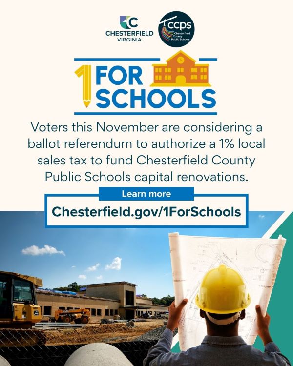 1% sales tax referendum for school renovations.